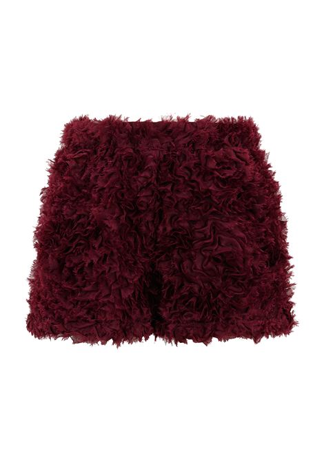 Shorts con dettagli in tulle